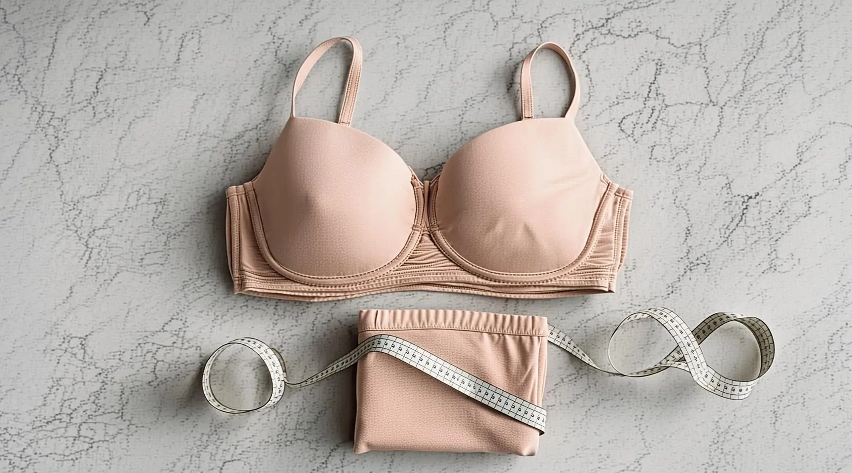 What does 30B bra size mean featured guide image showing a bra and measuring tape